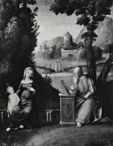 Saint Luke painting Madonna and Child